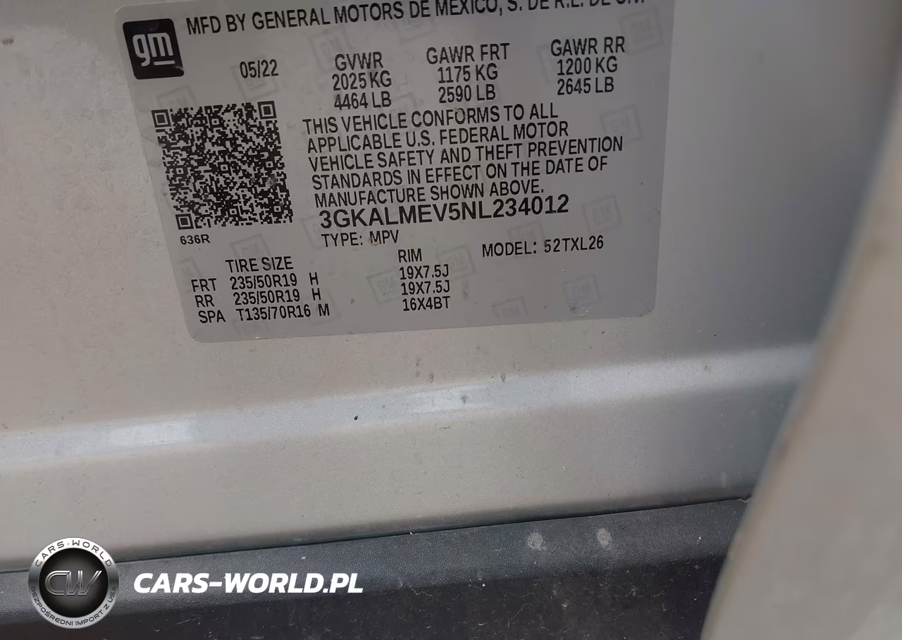 2022 GMC Terrain Fwd Sle VIN:3GKALMEV5NL234012 - 9