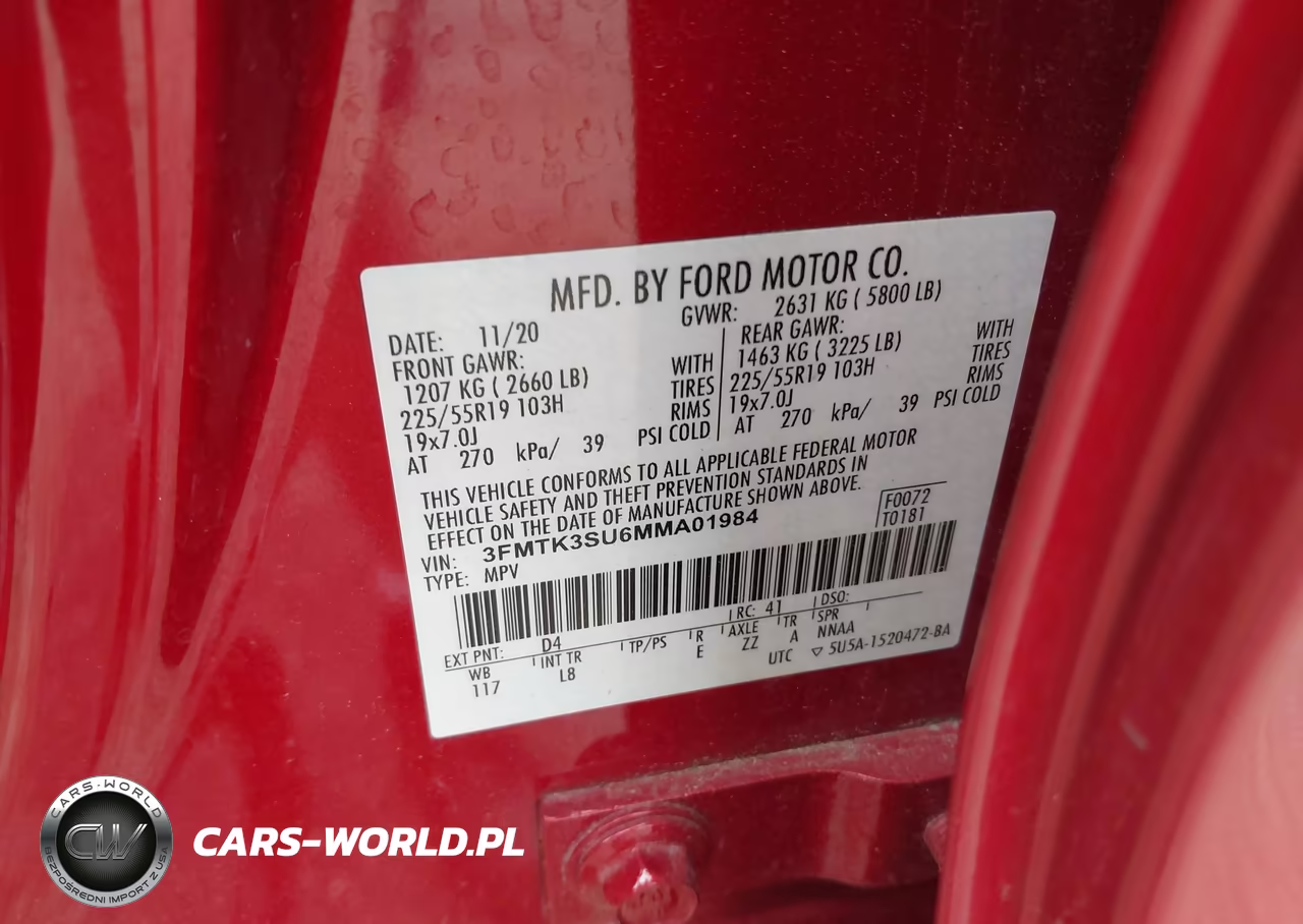 2021 Ford Mustang Mach-E Premium VIN:3FMTK3SU6MMA01984 - 9