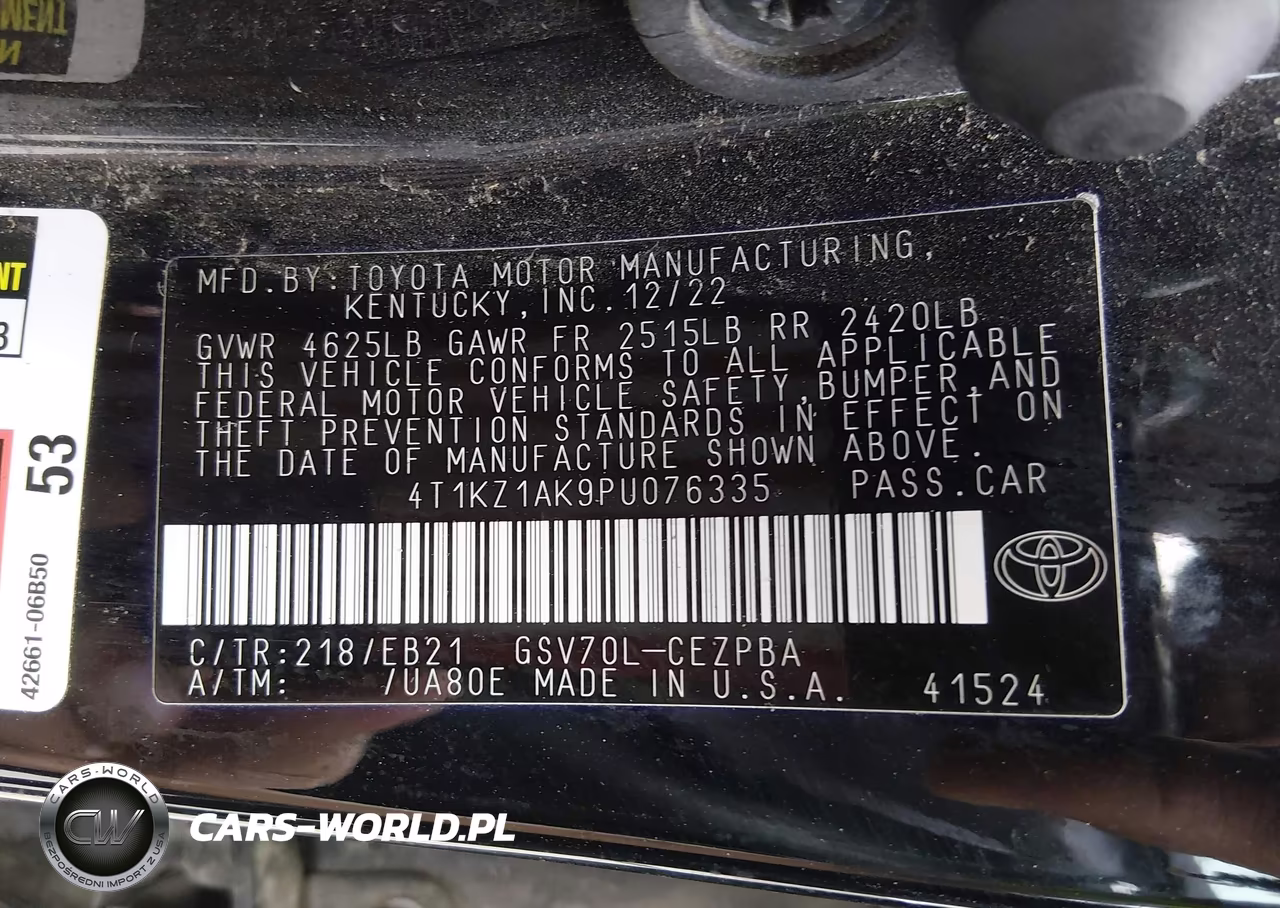 2023 Toyota Camry Trd VIN:4T1KZ1AK9PU076335 - 9