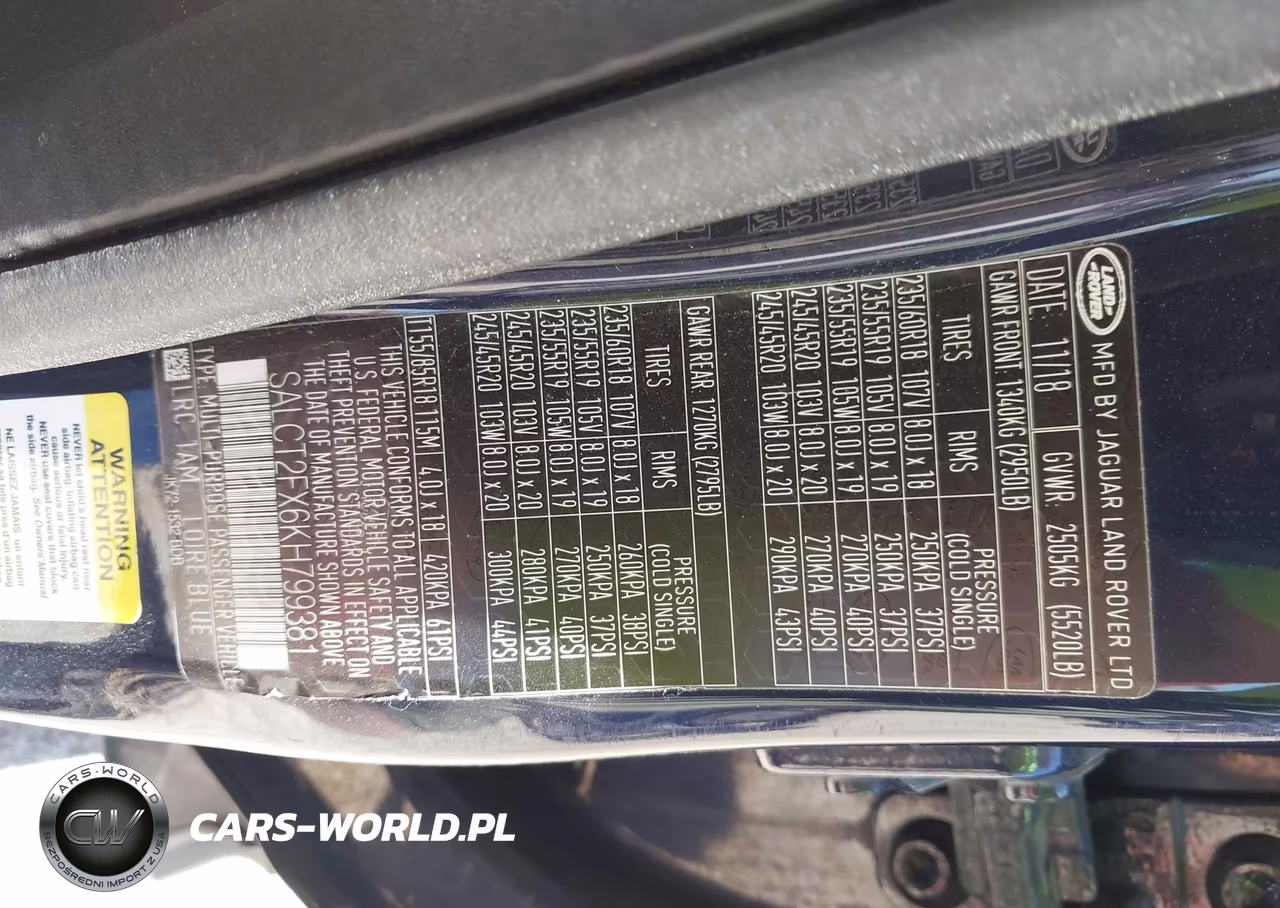 2019 Land Rover Discovery Sport Hse Lux VIN:SALCT2FX6KH799381 - 9