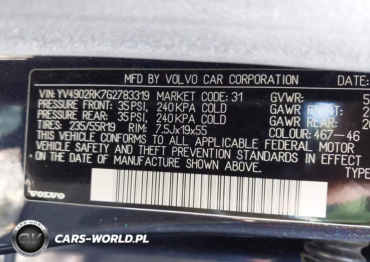 2016 Volvo Xc60 T6 VIN:YV4902RK7G2783319 - 9
