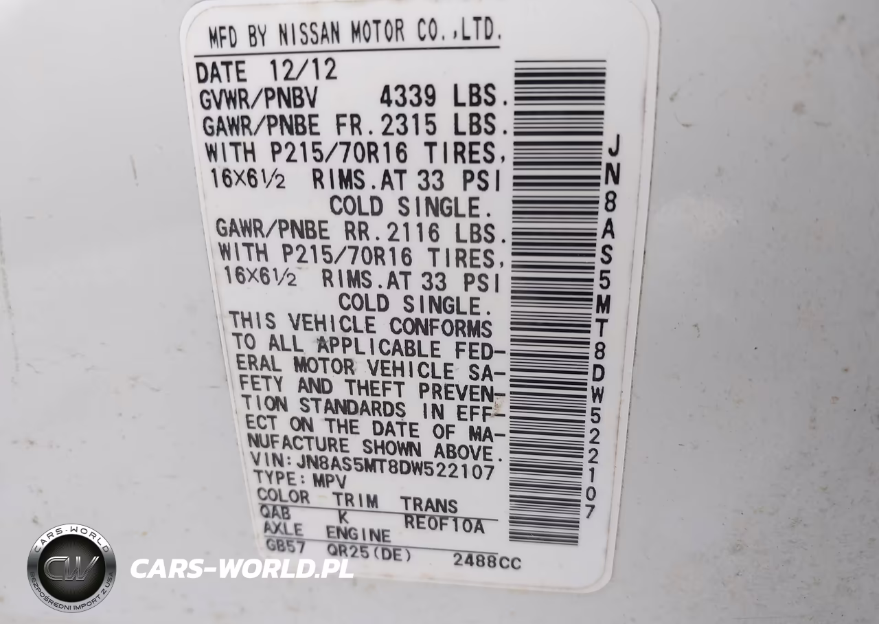 2013 Nissan Rogue S VIN:JN8AS5MT8DW522107 - 9