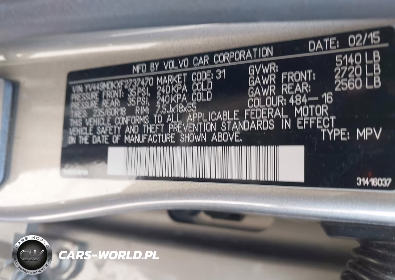 2015 Volvo Xc60 T6 VIN:YV449MDKXF2737470 - 9