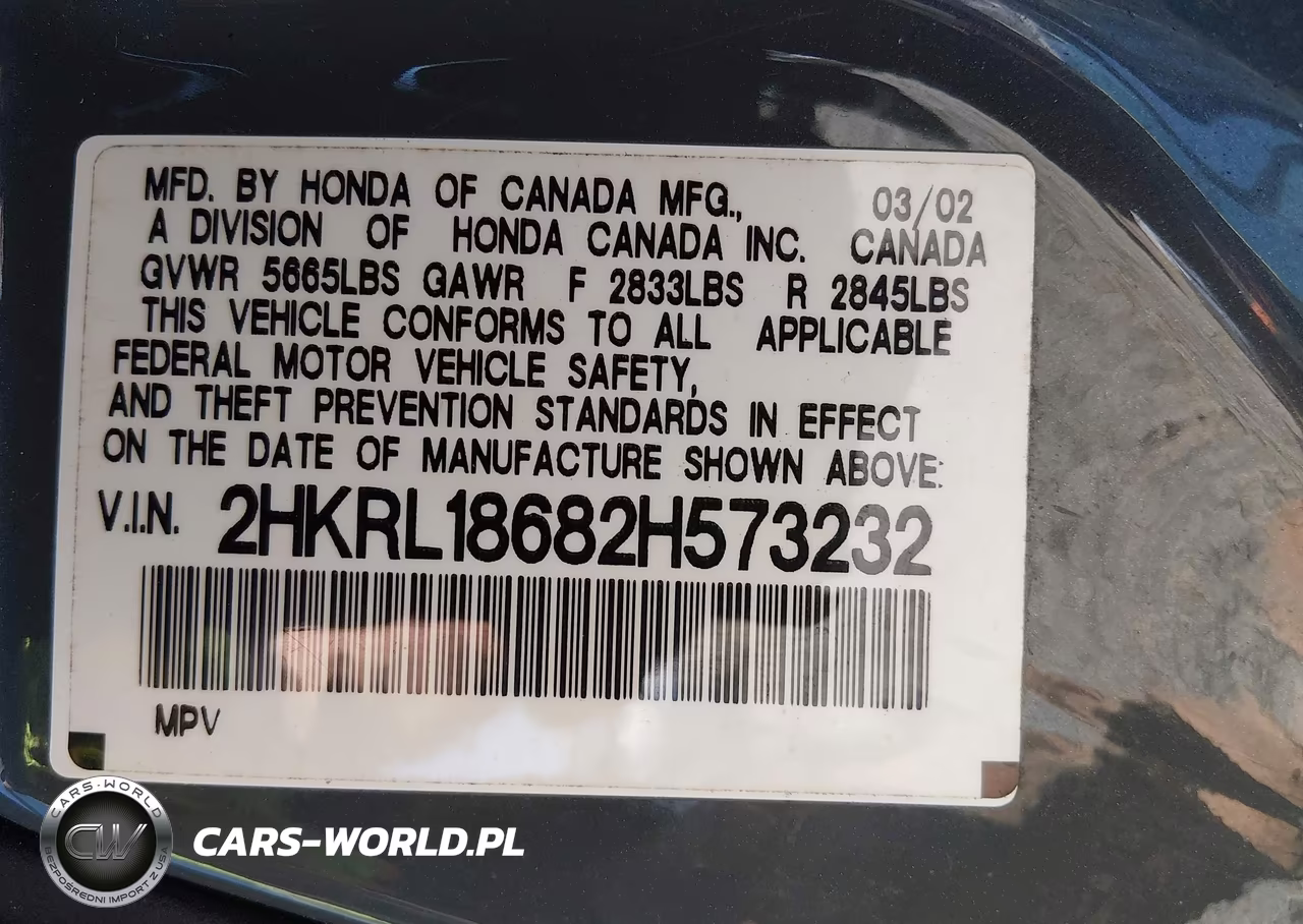 2002 Honda Odyssey Ex VIN:2HKRL18682H573232 - 9