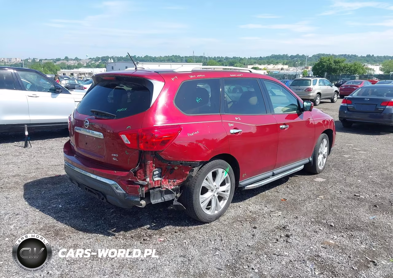 2018 Nissan Pathfinder Sl VIN:5N1DR2MM8JC614709 - 4