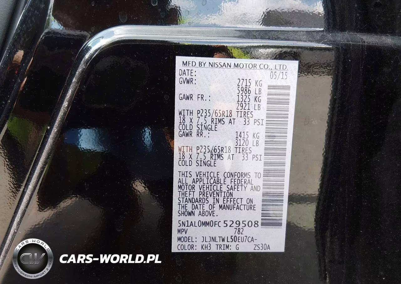 2015 Infiniti Qx60 VIN:5N1AL0MM0FC529508 - 9