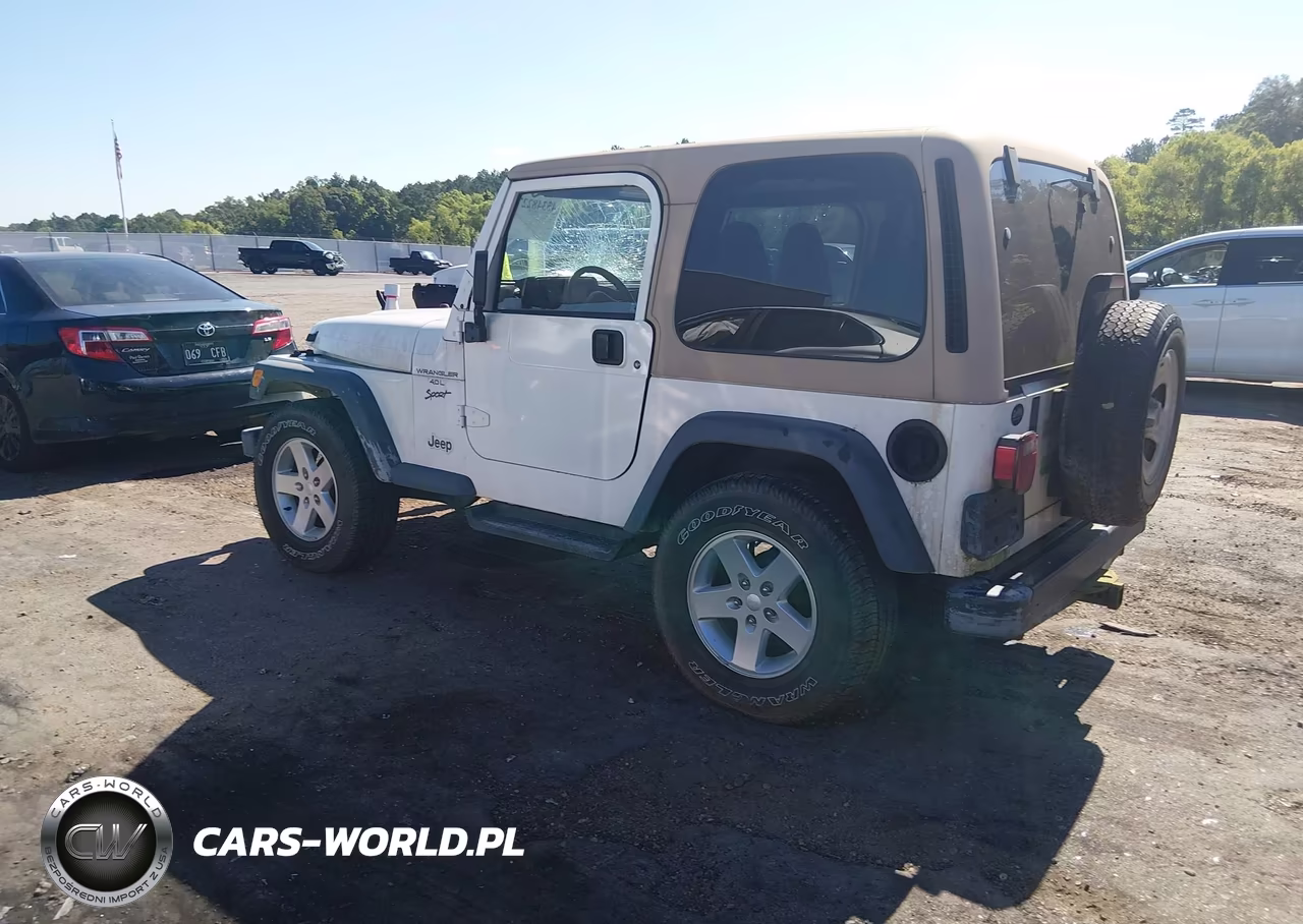 2001 Jeep Wrangler Sport VIN:1J4FA49S51P359334 - 3