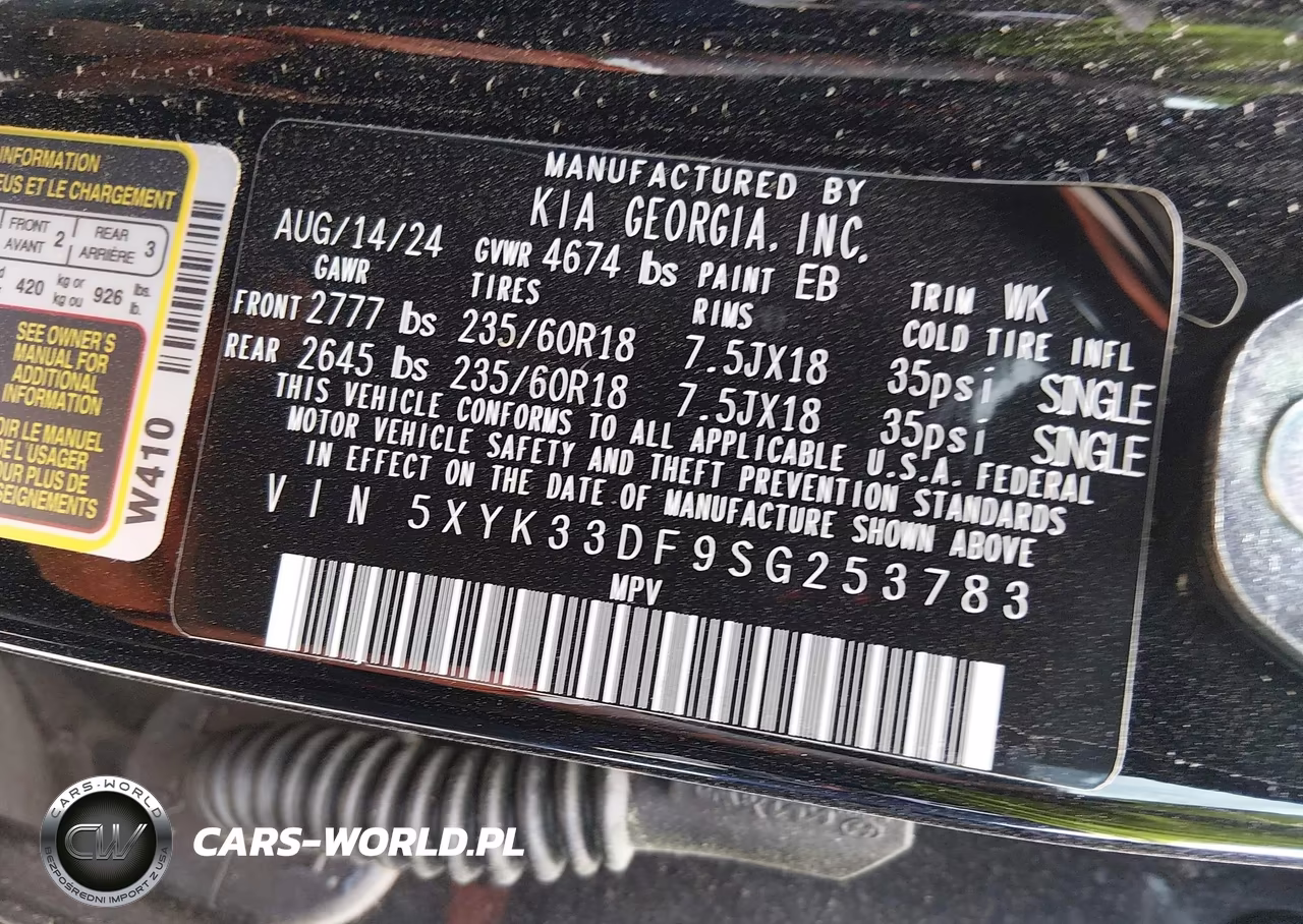 2025 Kia Sportage Ex VIN:5XYK33DF9SG253783 - 9