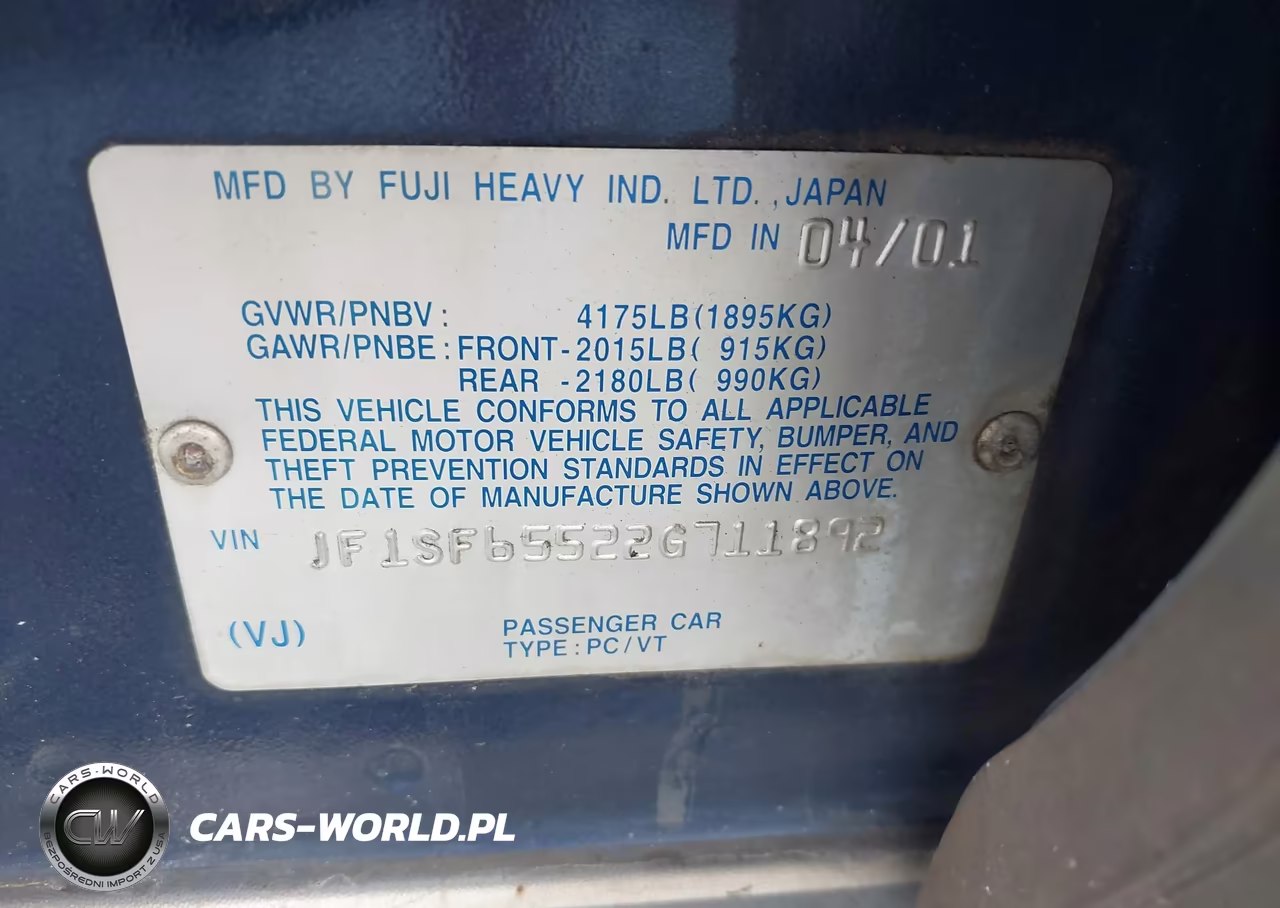 2002 Subaru Forester S VIN:JF1SF65522G711892 - 9