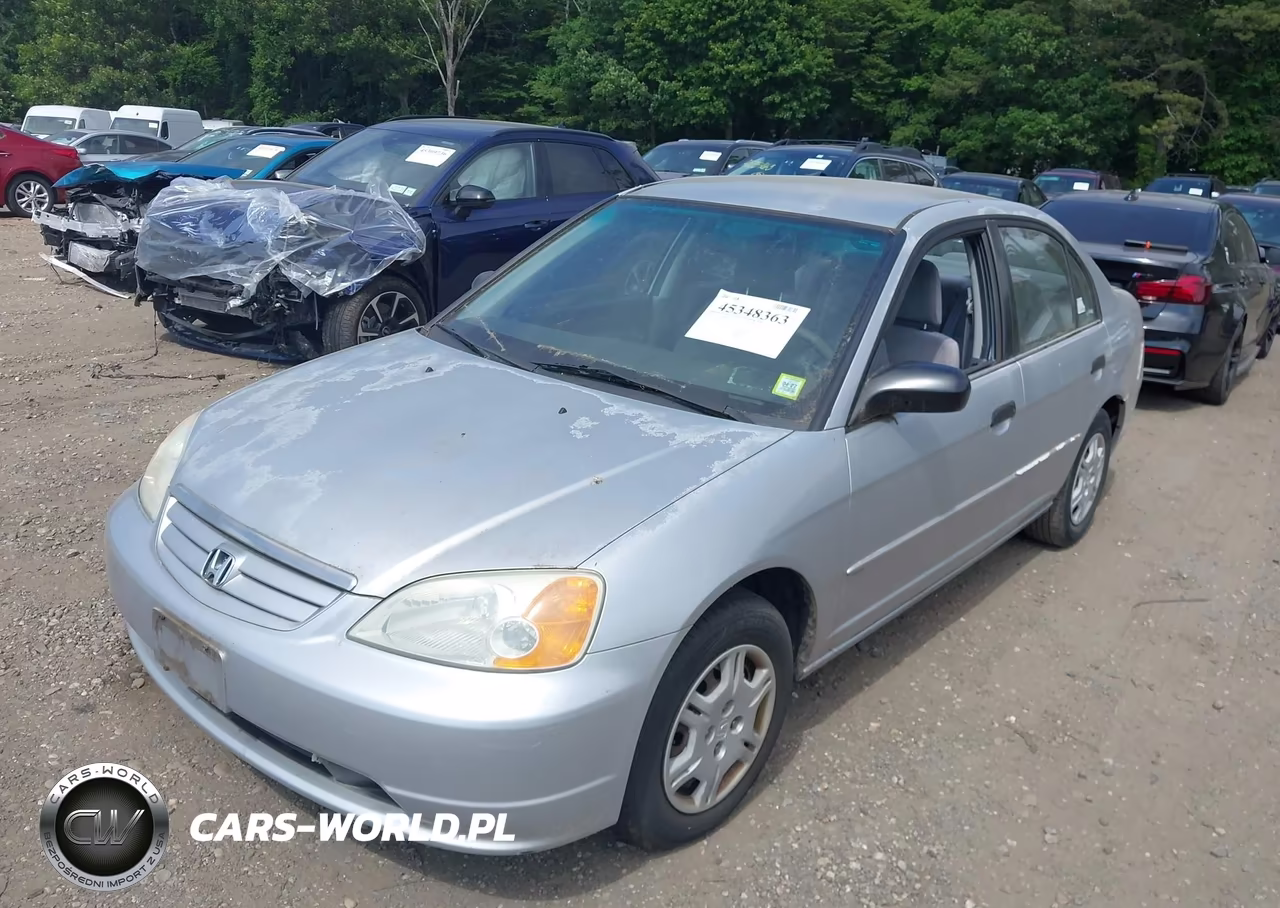 2001 Honda Civic Lx VIN:2HGES16511H520599 - 2