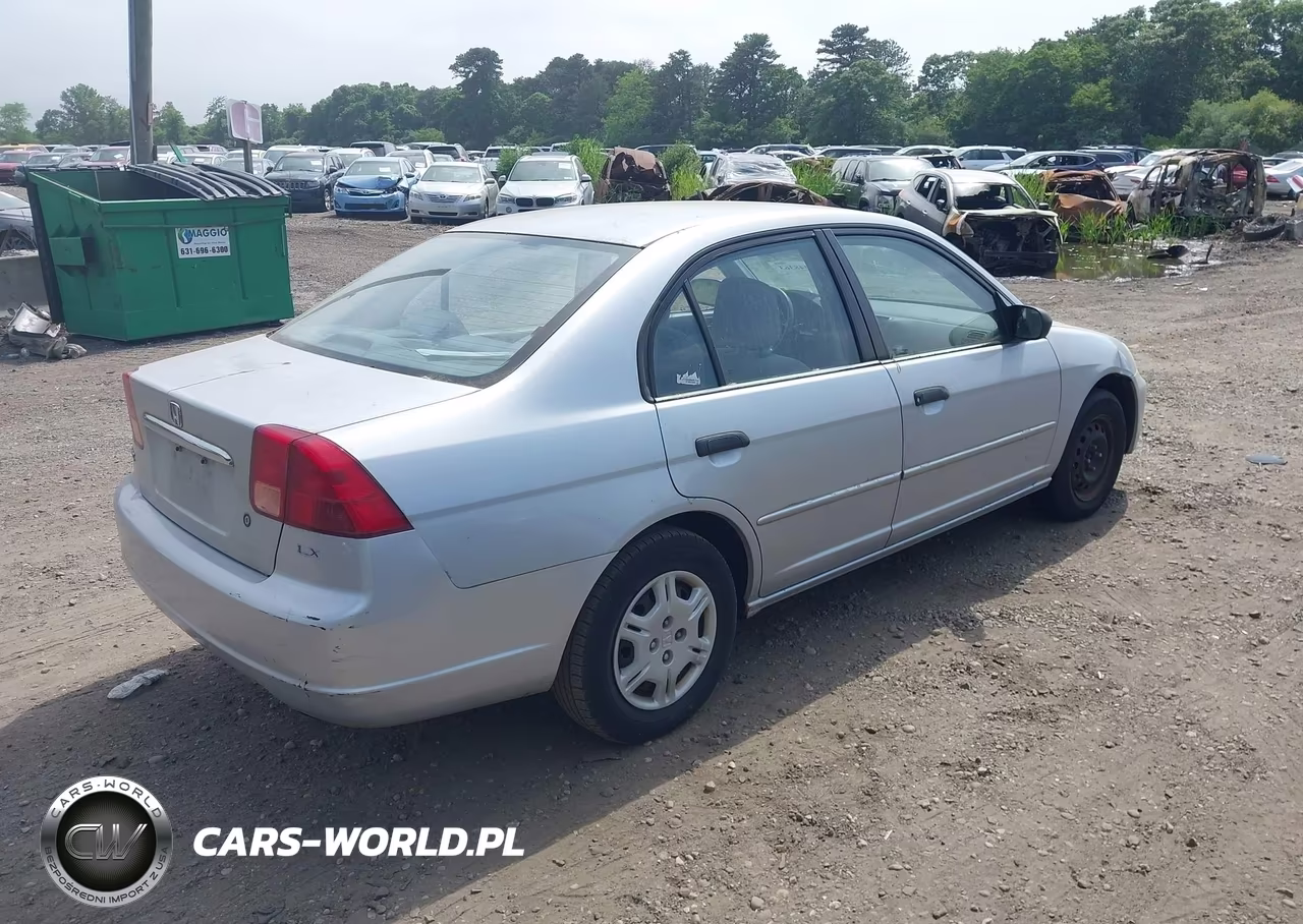 2001 Honda Civic Lx VIN:2HGES16511H520599 - 4