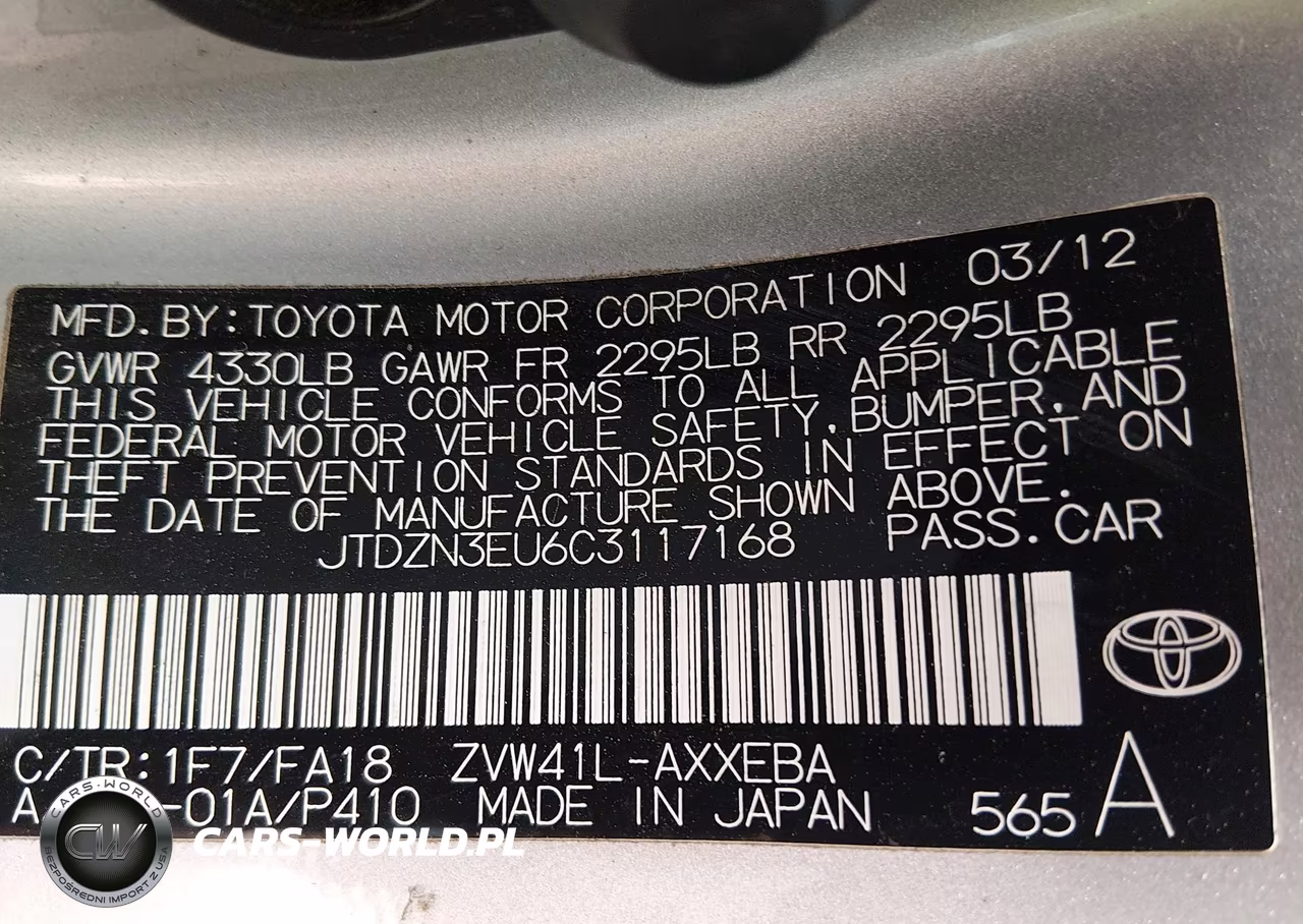 2012 Toyota Prius V Two VIN:JTDZN3EU6C3117168 - 9