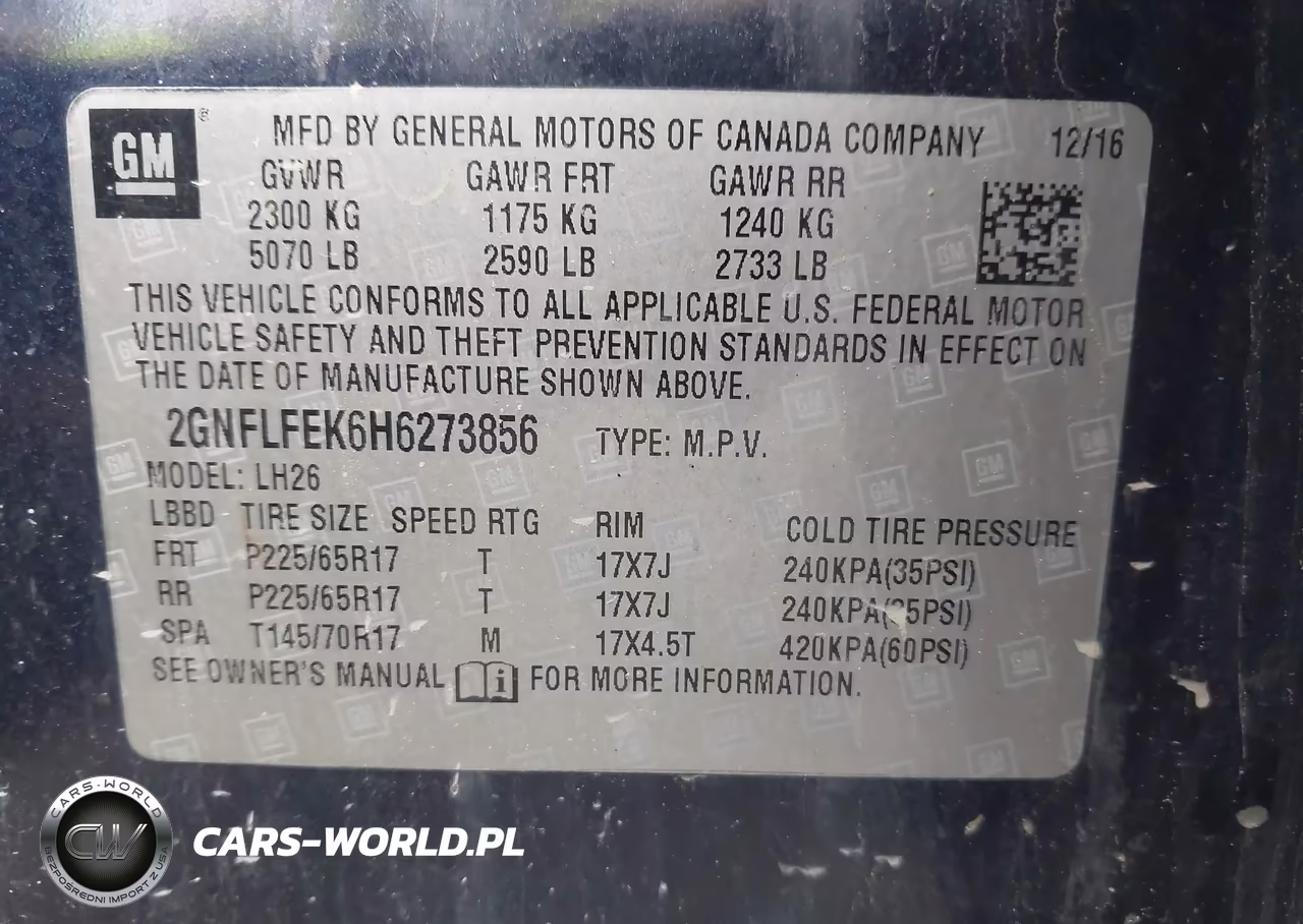 2017 Chevrolet Equinox Lt VIN:2GNFLFEK6H6273856 - 9