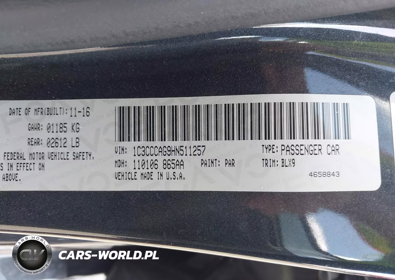 2017 Chrysler 200 Limited Platinum VIN:1C3CCCAG9HN511257 - 9
