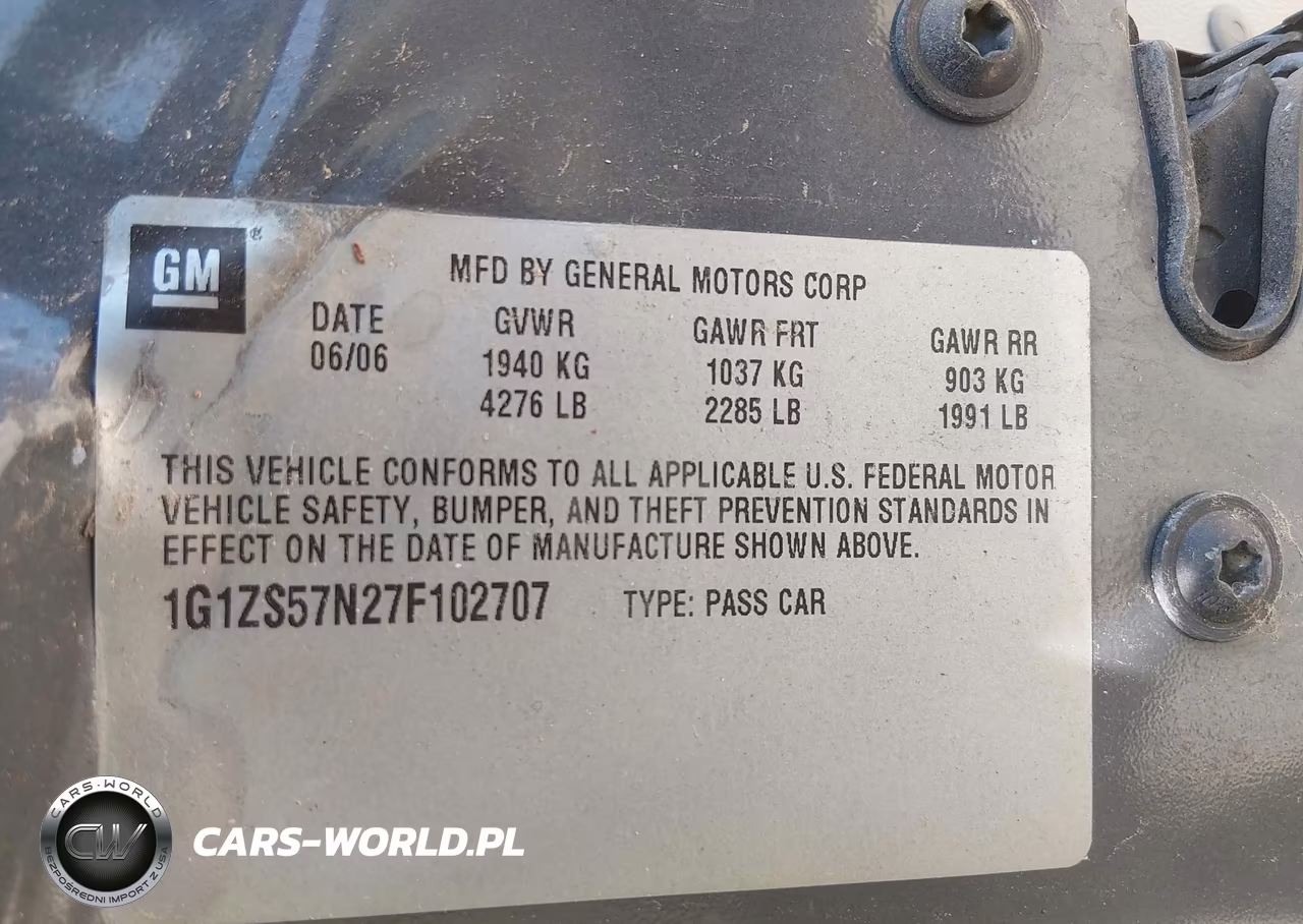 2007 Chevrolet Malibu Ls VIN:1G1ZS57N27F102707 - 9