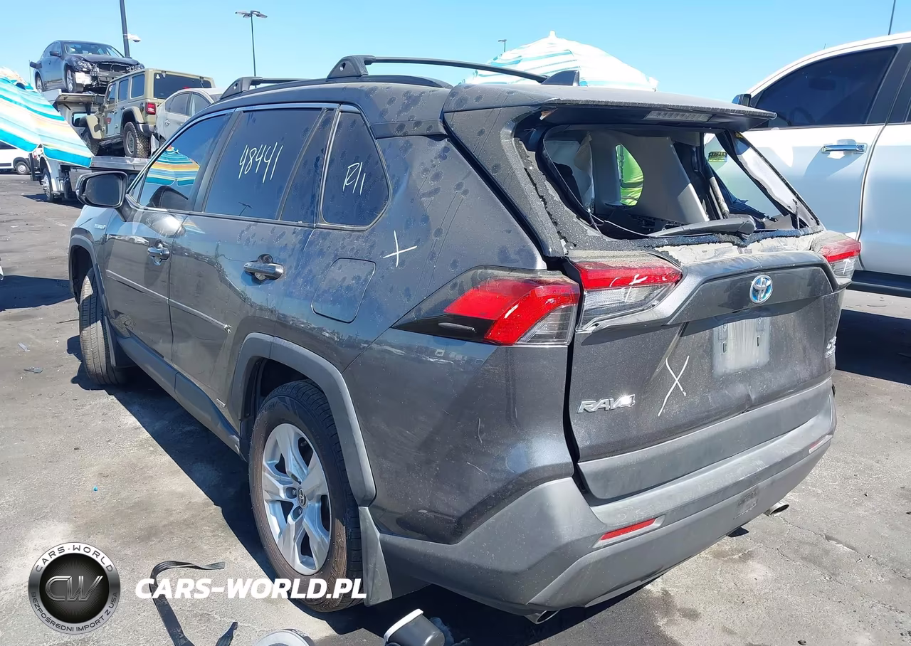 2021 Toyota Rav4 Hybrid Xle VIN:4T3RWRFV0MU040481 - 3