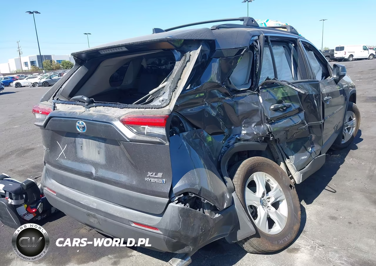 2021 Toyota Rav4 Hybrid Xle VIN:4T3RWRFV0MU040481 - 4