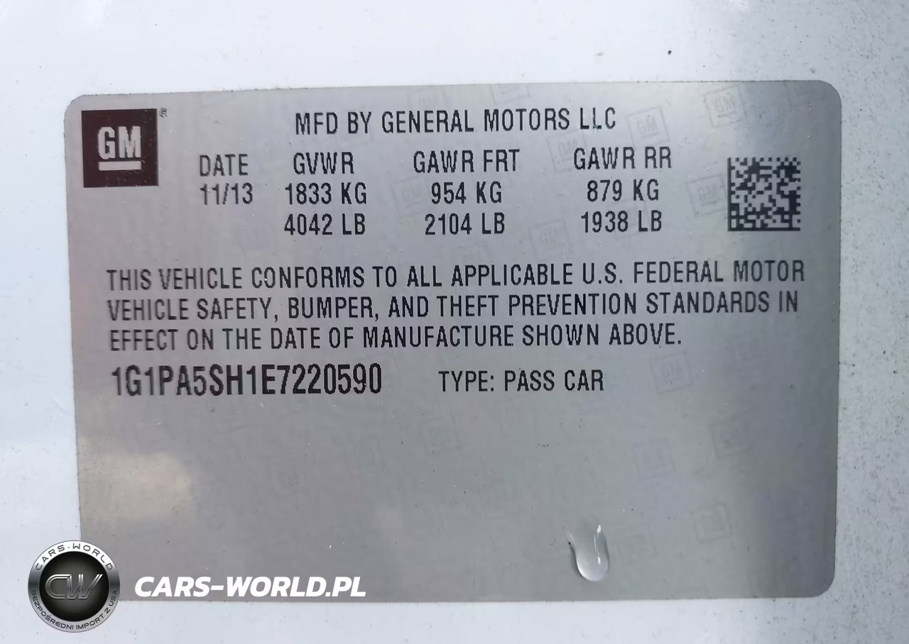 2014 Chevrolet Cruze Ls Auto VIN:1G1PA5SH1E7220590 - 9