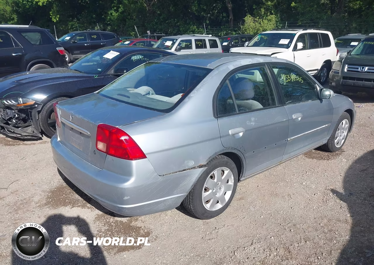 2002 Honda Civic Ex VIN:1HGES26762L052350 - 4
