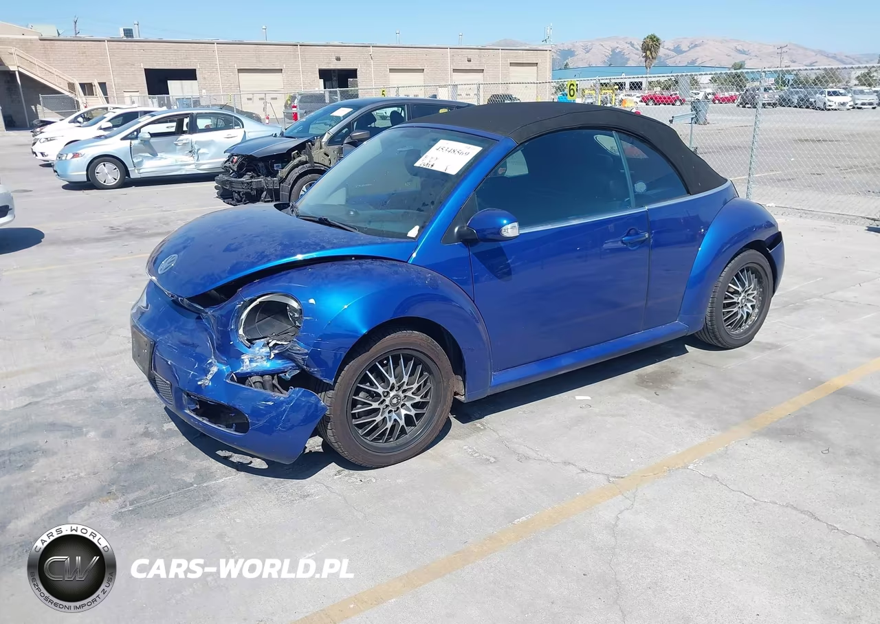 2008 Volkswagen New Beetle Se VIN:3VWRF31Y98M406358 - 2