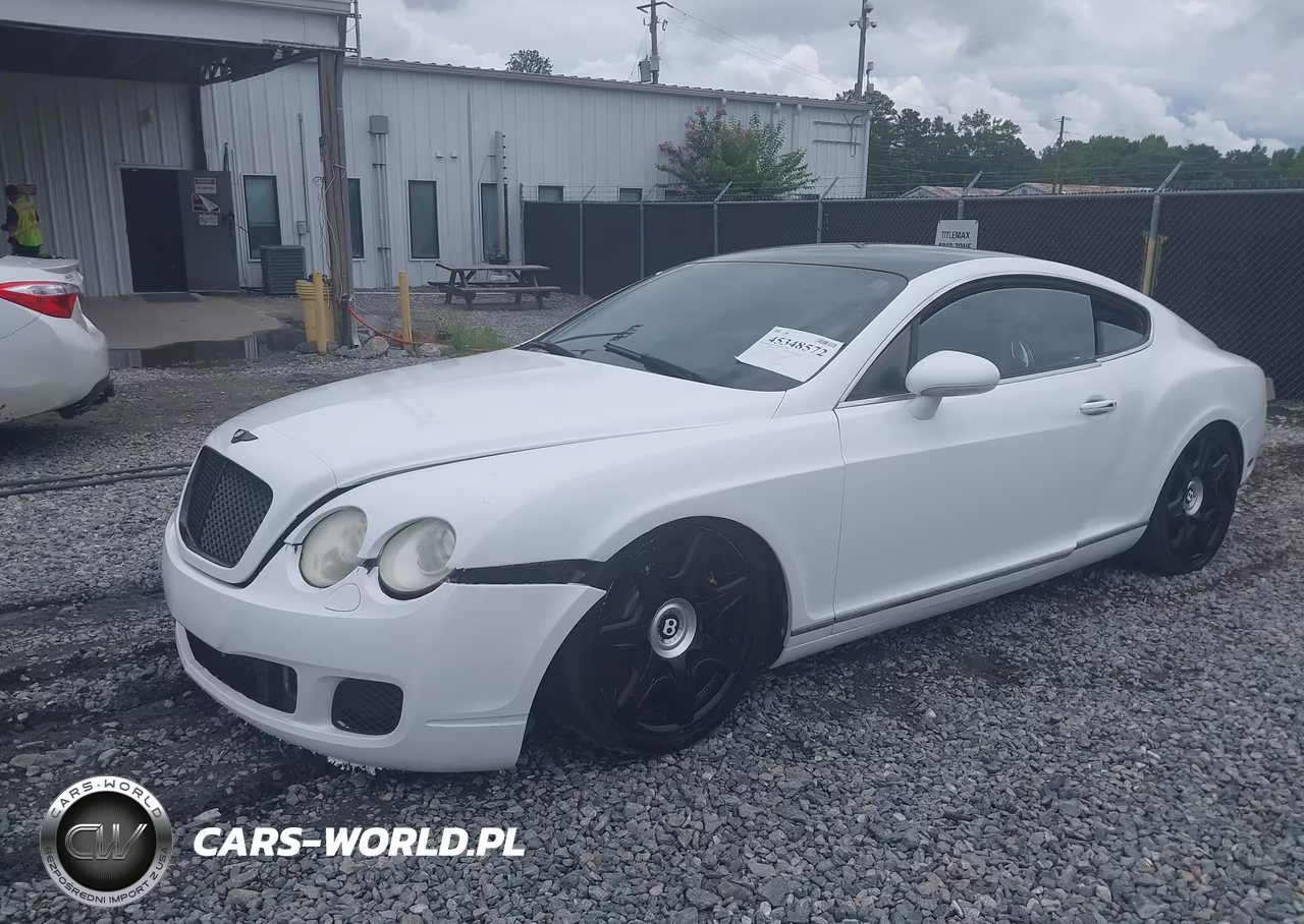 2007 Bentley Continental Gt VIN:SCBCR73W77C040583 - 2