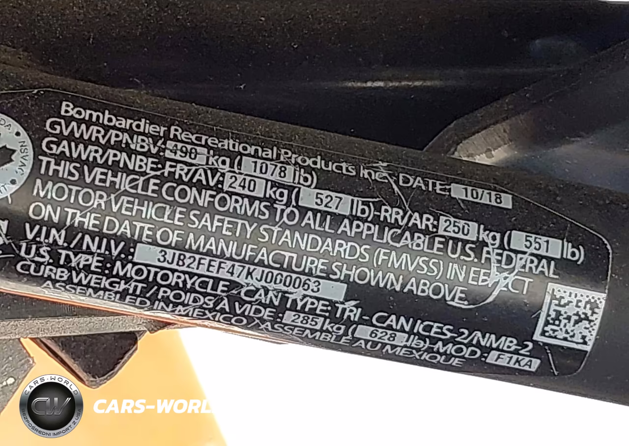 2019 Can-Am Ryker VIN:3JB2FEF47KJ000063 - 10