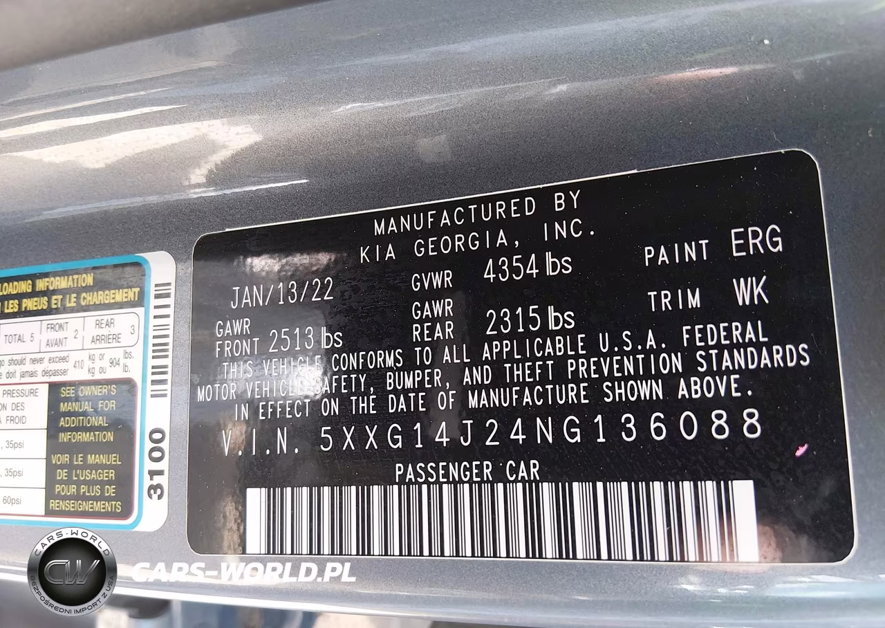 2022 Kia K5 Lxs VIN:5XXG14J24NG136088 - 9