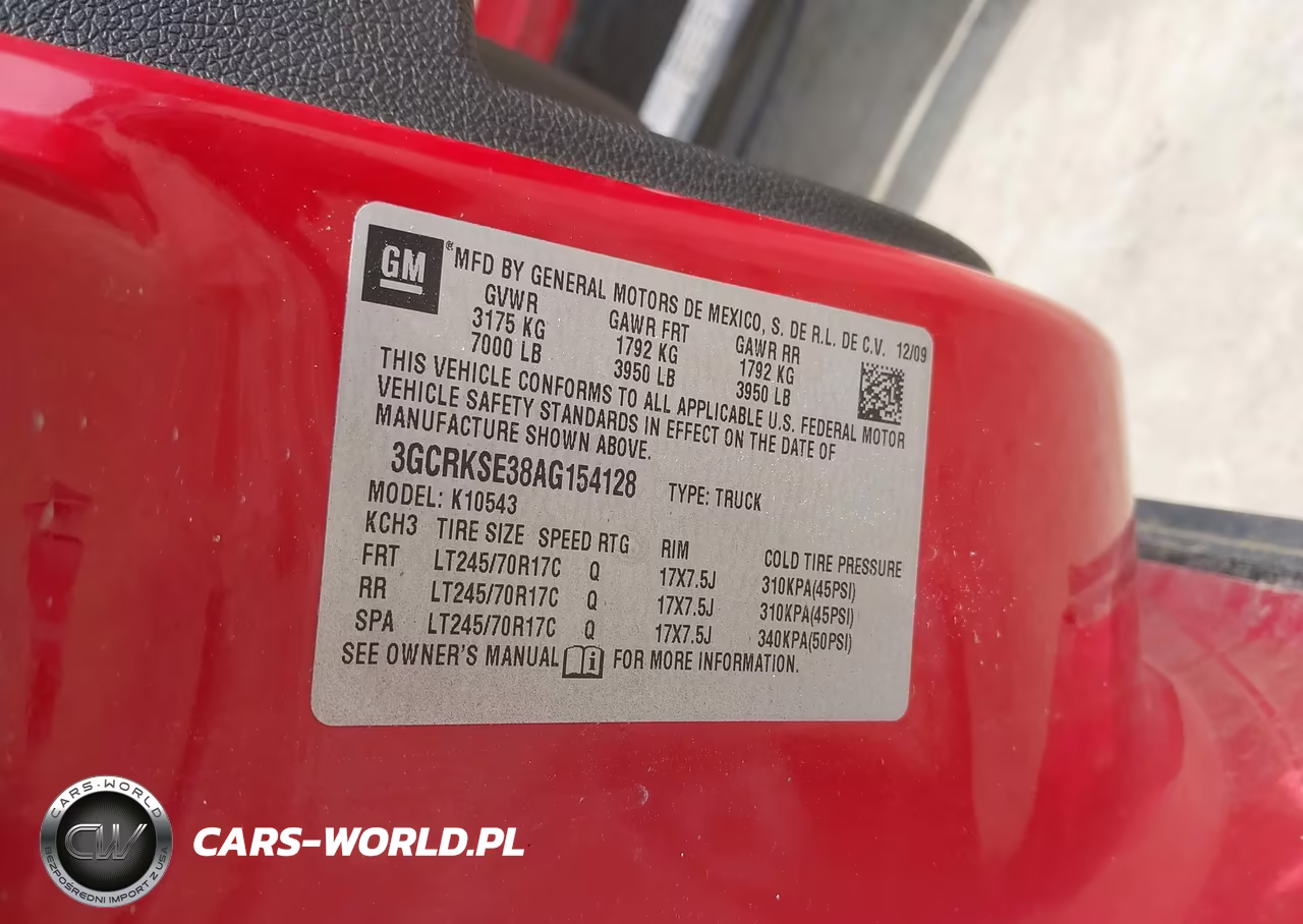 2010 Chevrolet Silverado 1500 Lt VIN:3GCRKSE38AG154128 - 9