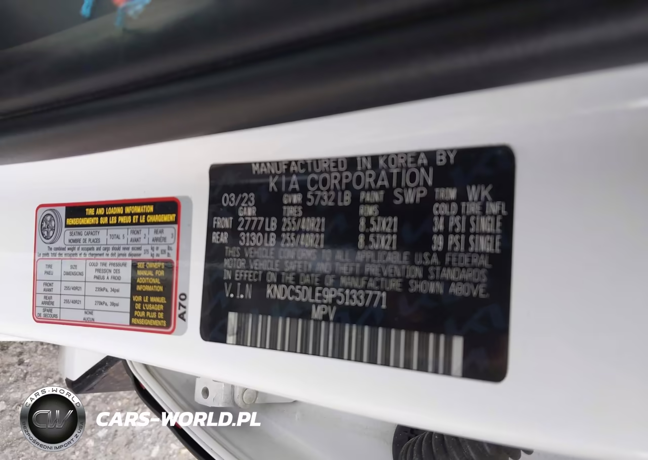 2023 Kia Ev6 Gt VIN:KNDC5DLE9P5133771 - 9