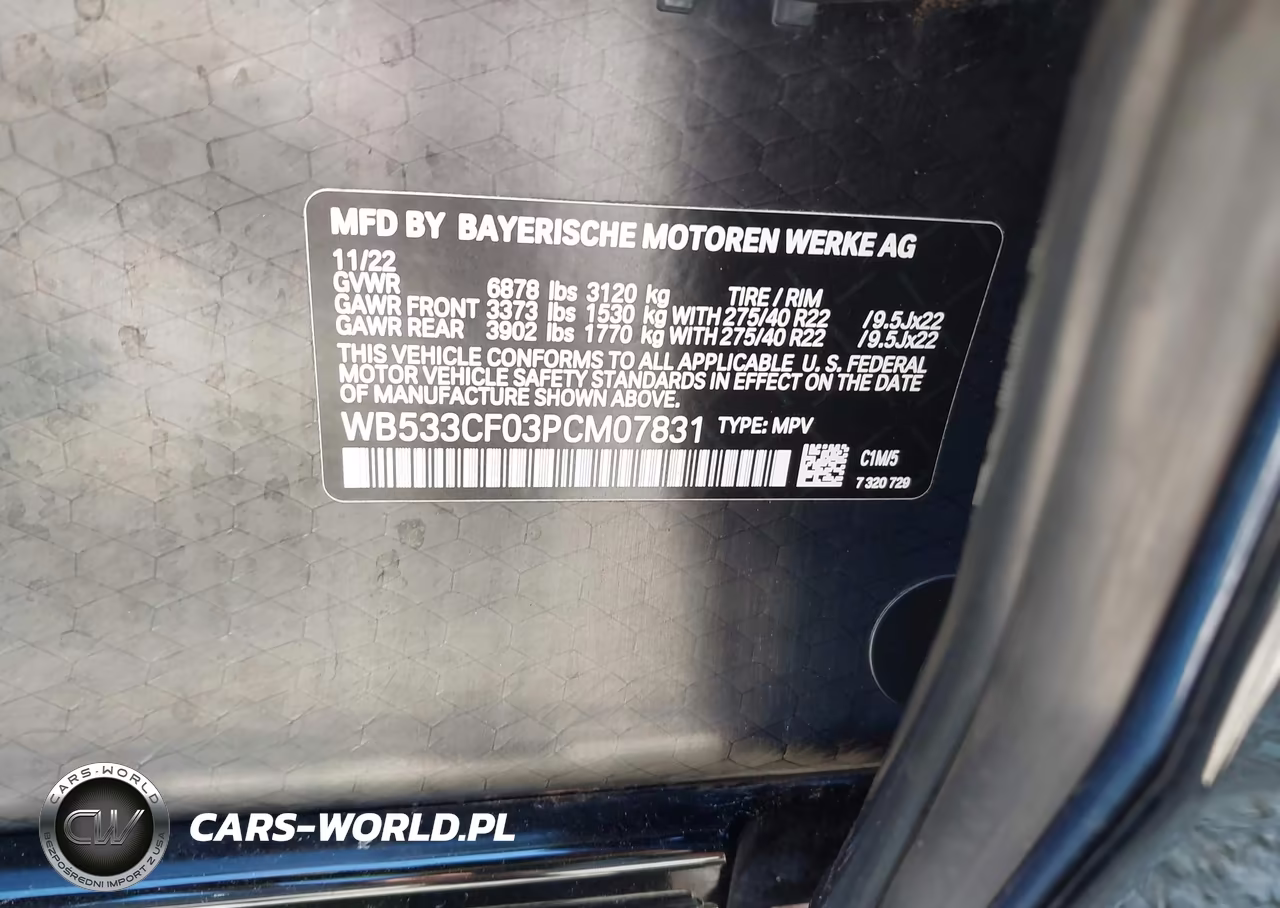 2023 BMW Ix M60 VIN:WB533CF03PCM07831 - 9