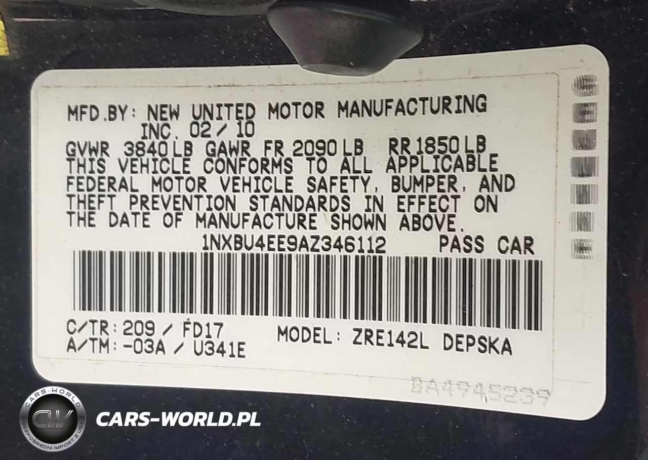 2010 Toyota Corolla S VIN:1NXBU4EE9AZ346112 - 9