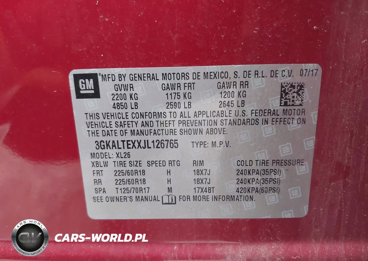 2018 GMC Terrain Sle VIN:3GKALTEXXJL126765 - 9