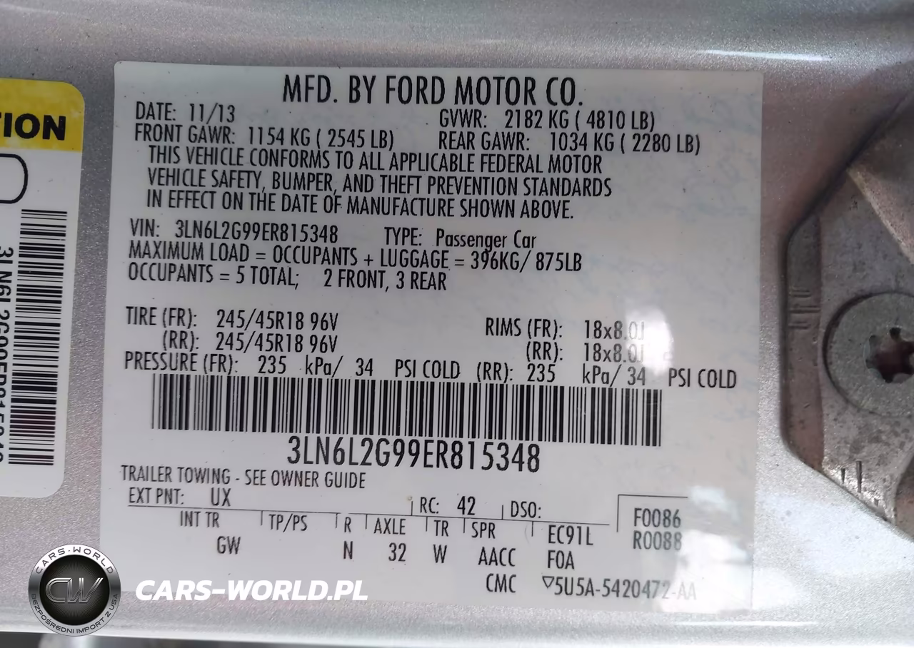 2014 Lincoln Mkz VIN:3LN6L2G99ER815348 - 9