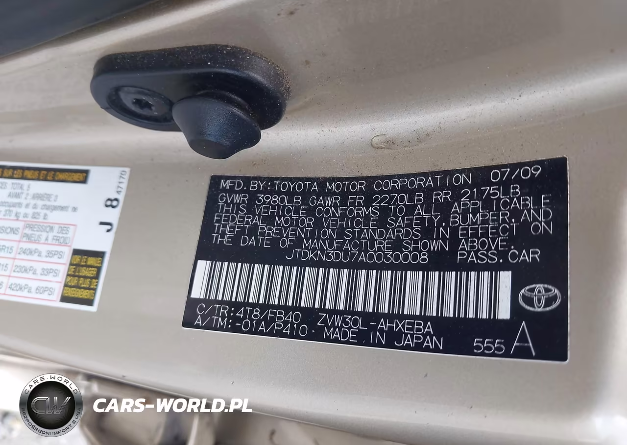 2010 Toyota Prius Ii VIN:JTDKN3DU7A0030008 - 9