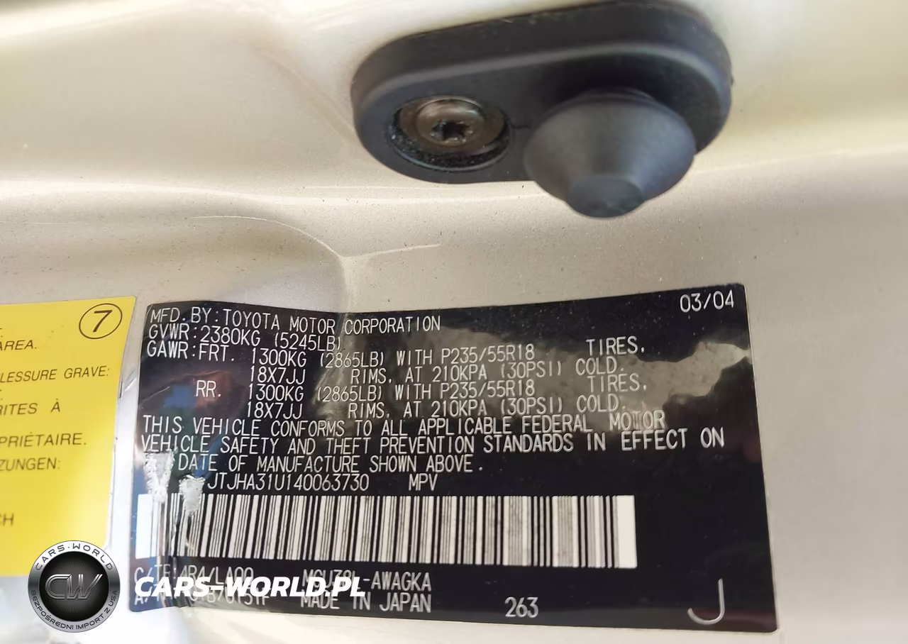 2004 Lexus Rx 330 VIN:JTJHA31U140063730 - 9