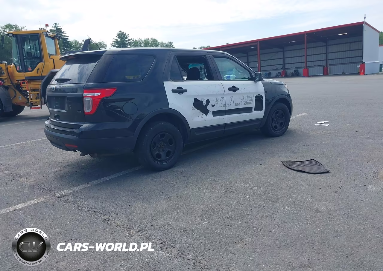 2014 Ford Utility Police Interceptor VIN:1FM5K8AR9EGC60435 - 4