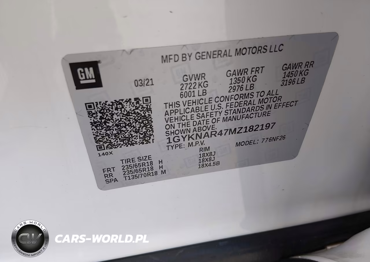 2021 Cadillac Xt5 Fwd Luxury VIN:1GYKNAR47MZ182197 - 9