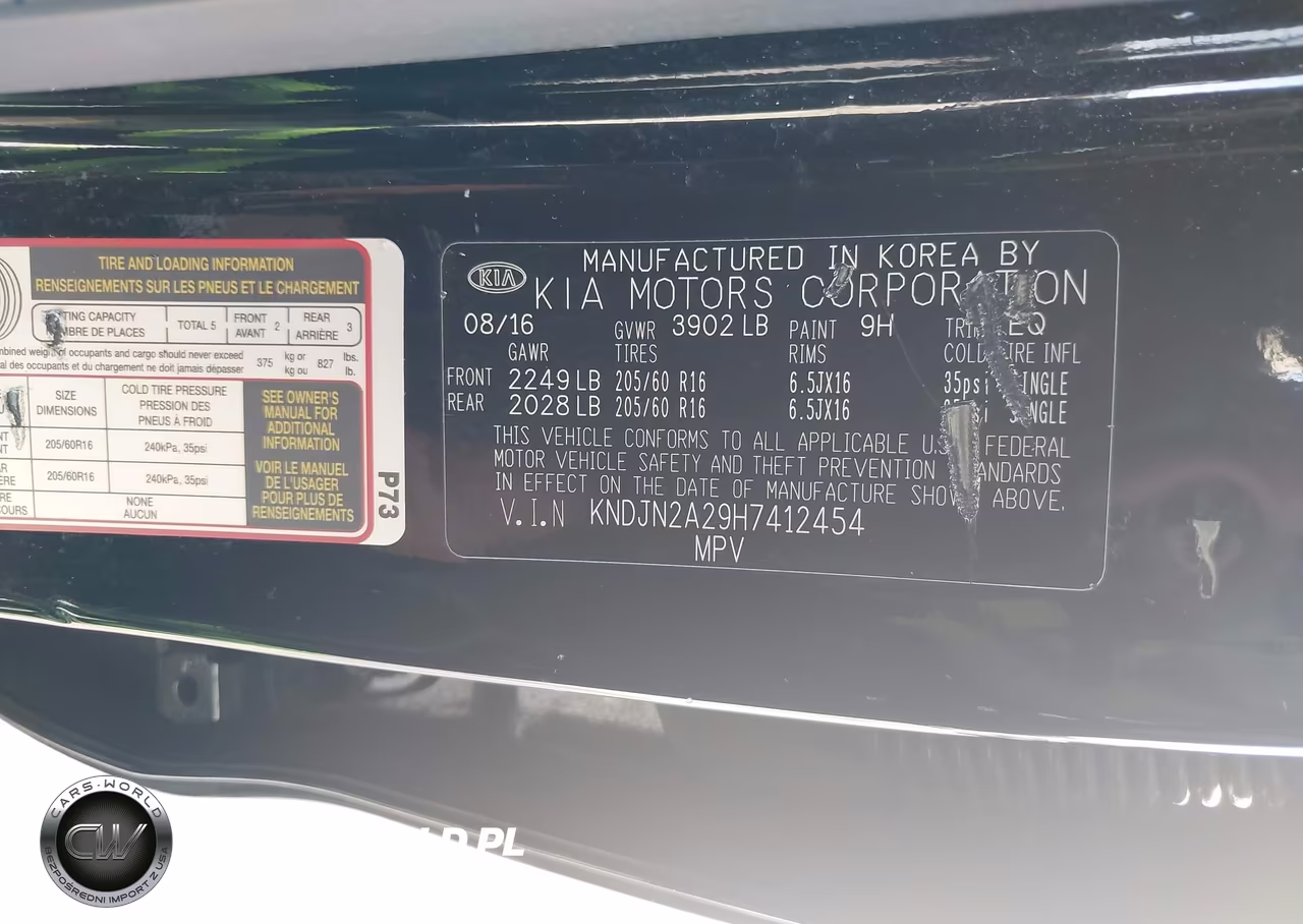 2017 Kia Soul VIN:KNDJN2A29H7412454 - 9