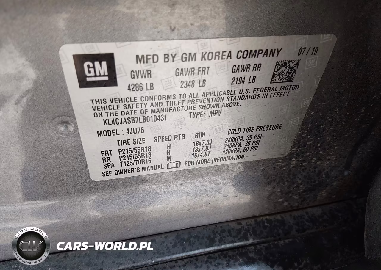 2020 Buick Encore Fwd Preferred VIN:KL4CJASB7LB010431 - 9