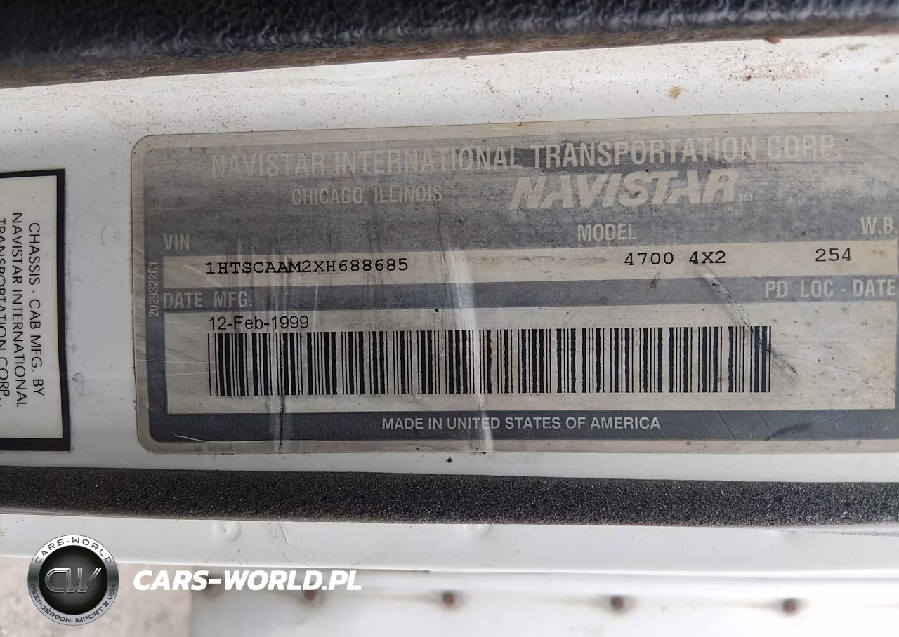 1999 International 4000 4700 VIN:1HTSCAAM2XH688685 - 8