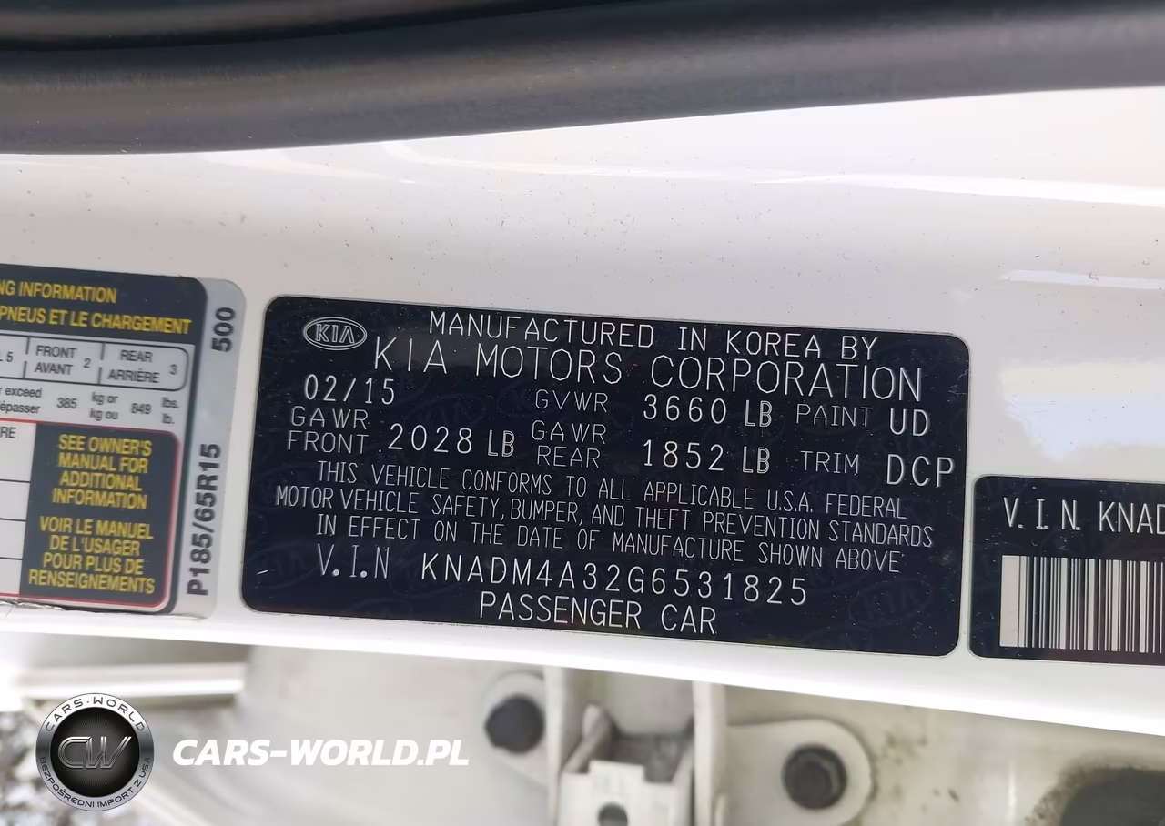 2016 Kia Rio Lx VIN:KNADM4A32G6531825 - 9