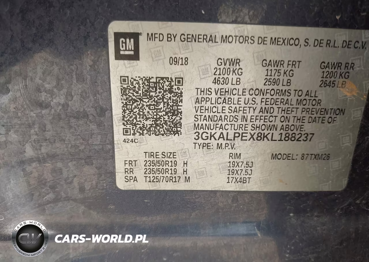 2019 GMC Terrain Slt VIN:3GKALPEX8KL188237 - 9