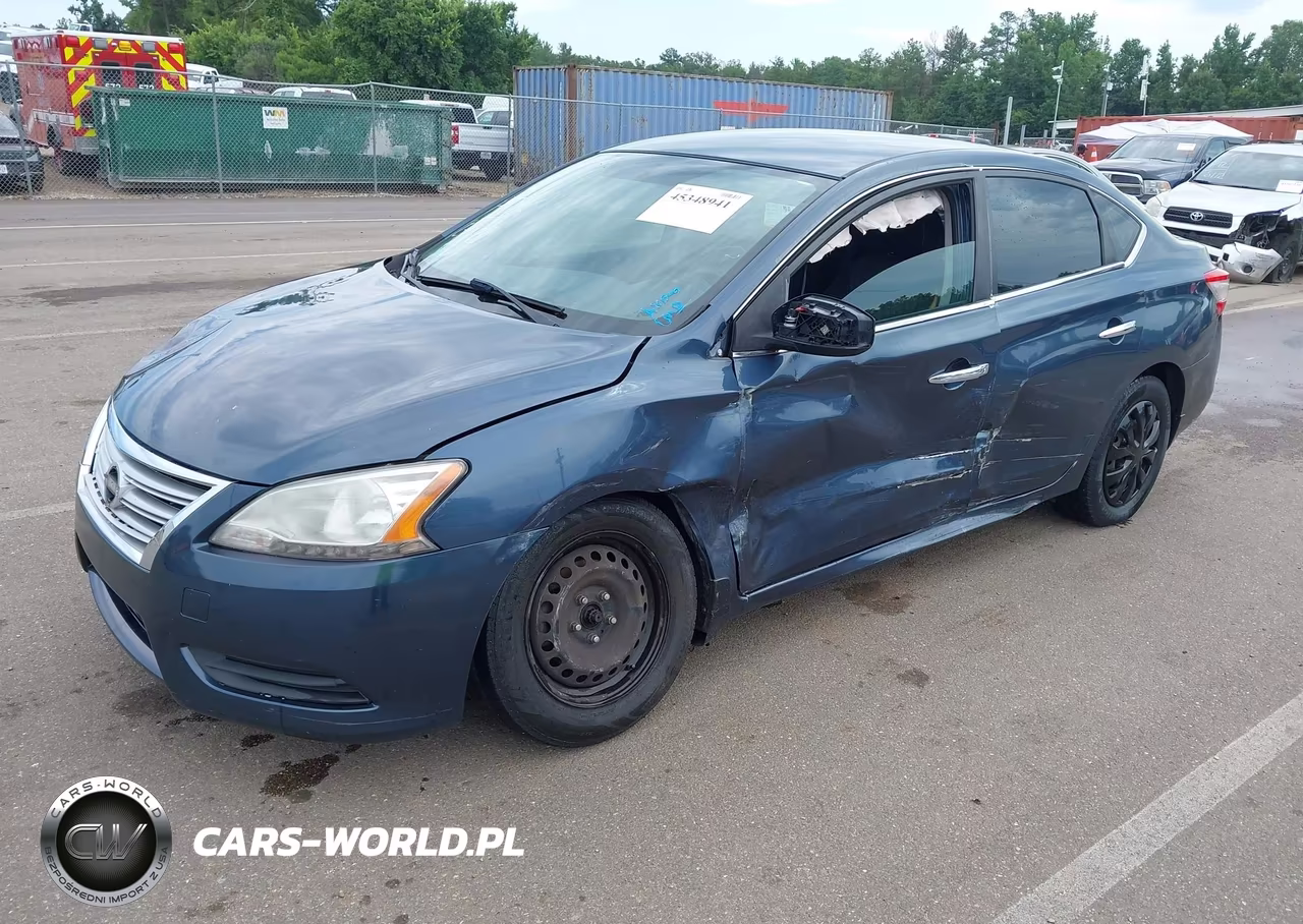 2014 Nissan Sentra S VIN:1N4AB7AP6EN854994 - 2