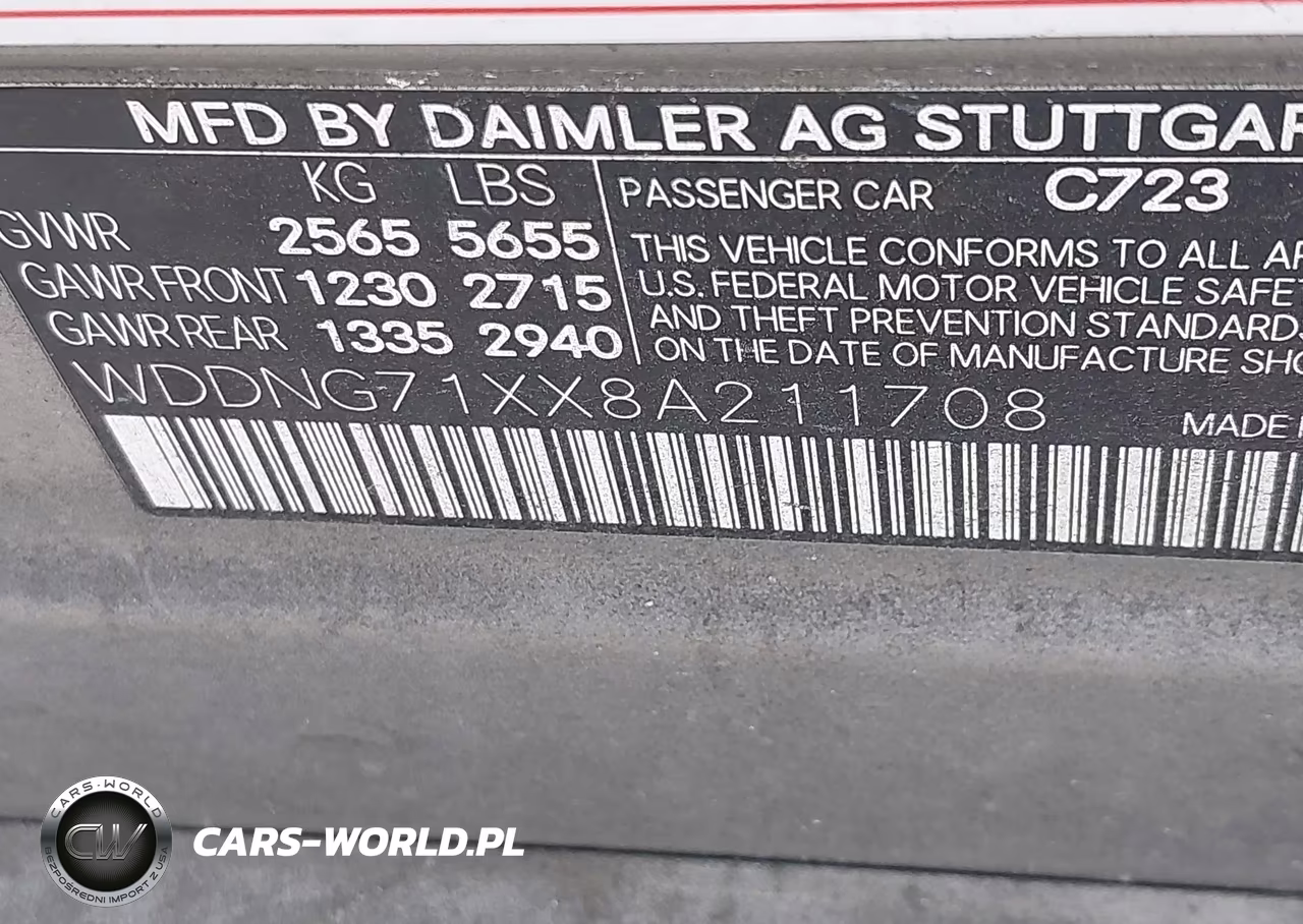 2008 Mercedes-Benz S 550 VIN:WDDNG71XX8A211708 - 9