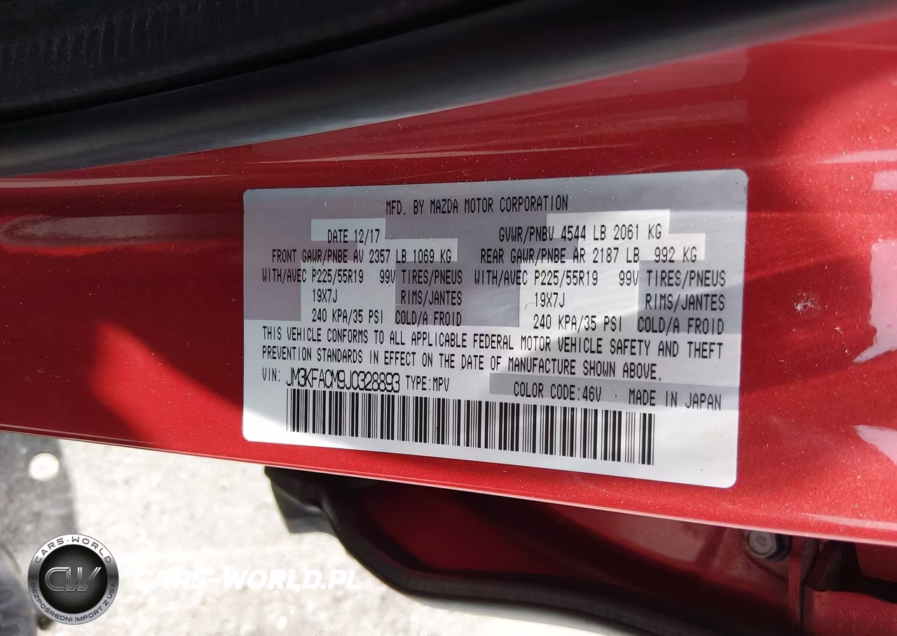 2018 Mazda Cx-5 Touring VIN:JM3KFACM9J0328893 - 9
