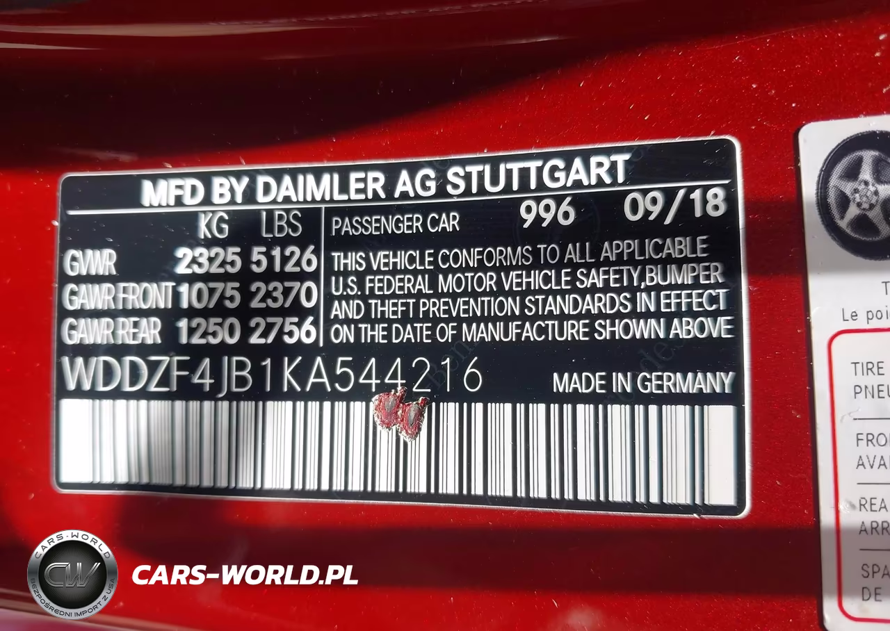 2019 Mercedes-Benz E 300 VIN:WDDZF4JB1KA544216 - 9