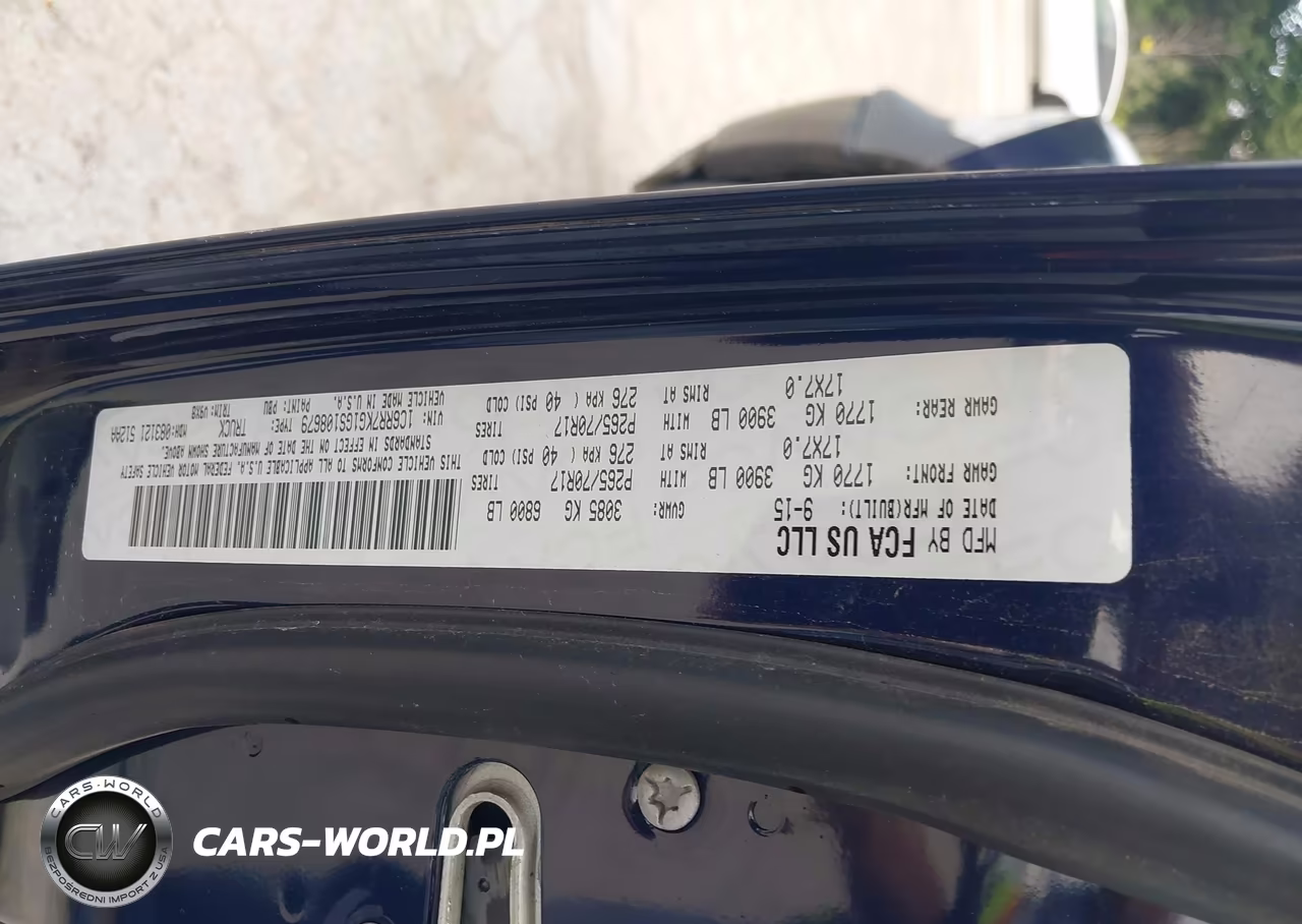 2016 Ram 1500 Tradesman VIN:1C6RR7KG1GS108679 - 9