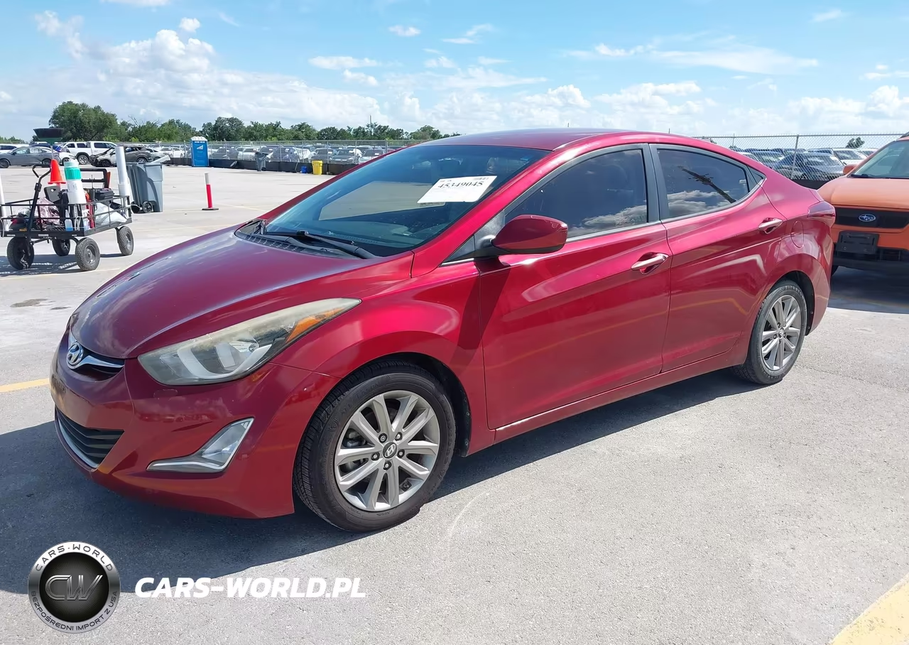 2016 Hyundai Elantra Se VIN:5NPDH4AE7GH659492 - 2