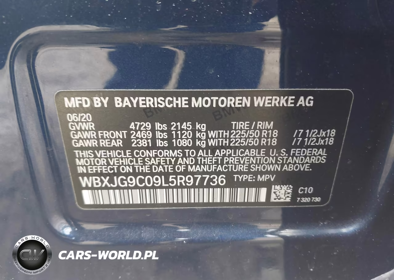 2020 BMW X1 xDrive28I VIN:WBXJG9C09L5R97736 - 9