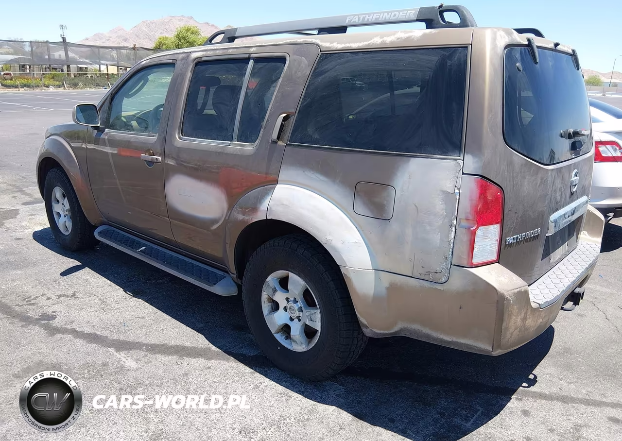 2005 Nissan Pathfinder Se VIN:5N1AR18W35C744783 - 3